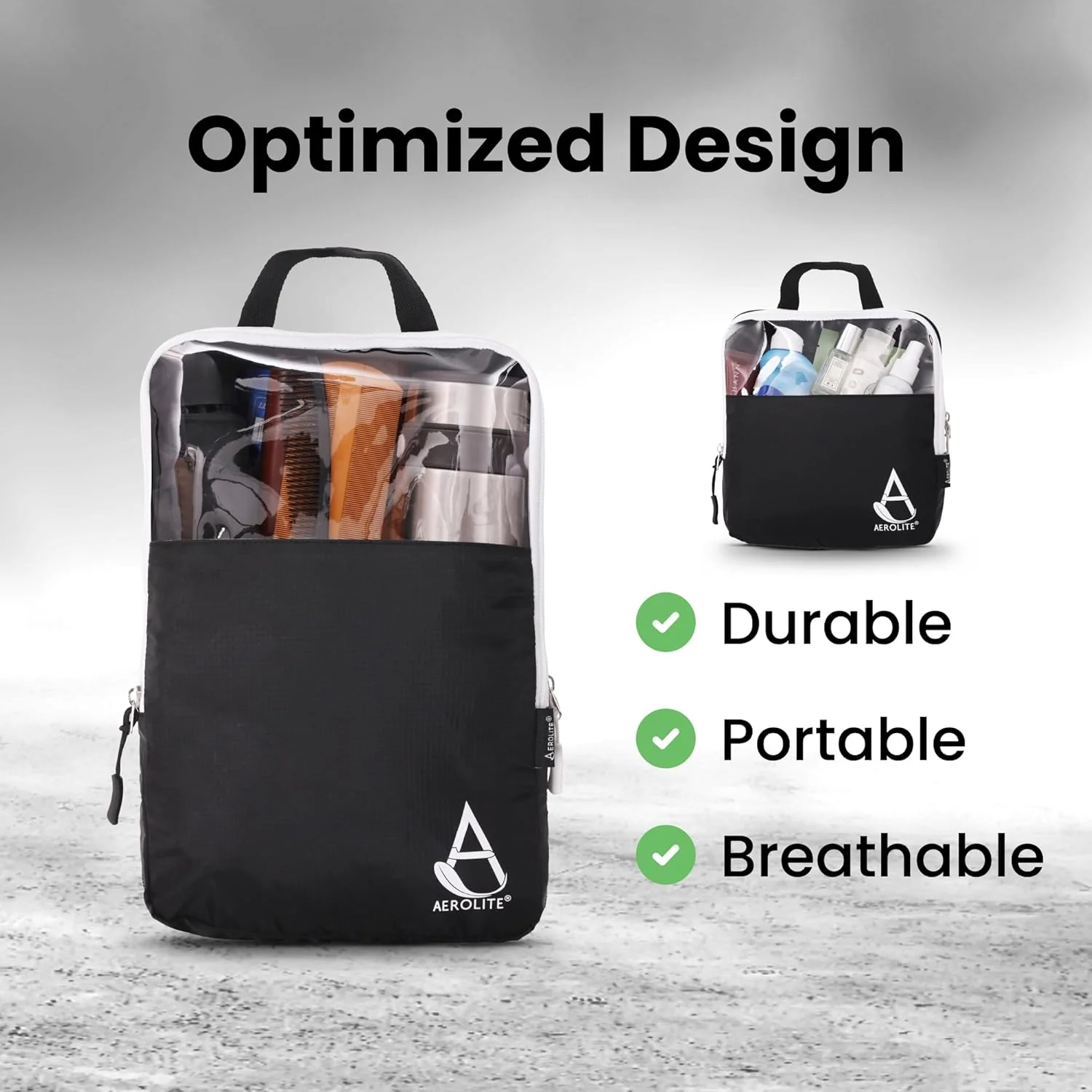 Aerolite Packing Cubes for Suitcases with Digital Luggage Scale and TSA Padlock, 6-pieces Expandable Travel Luggage Packing Organizers With Accessories Ultra Lightweight - Image 6