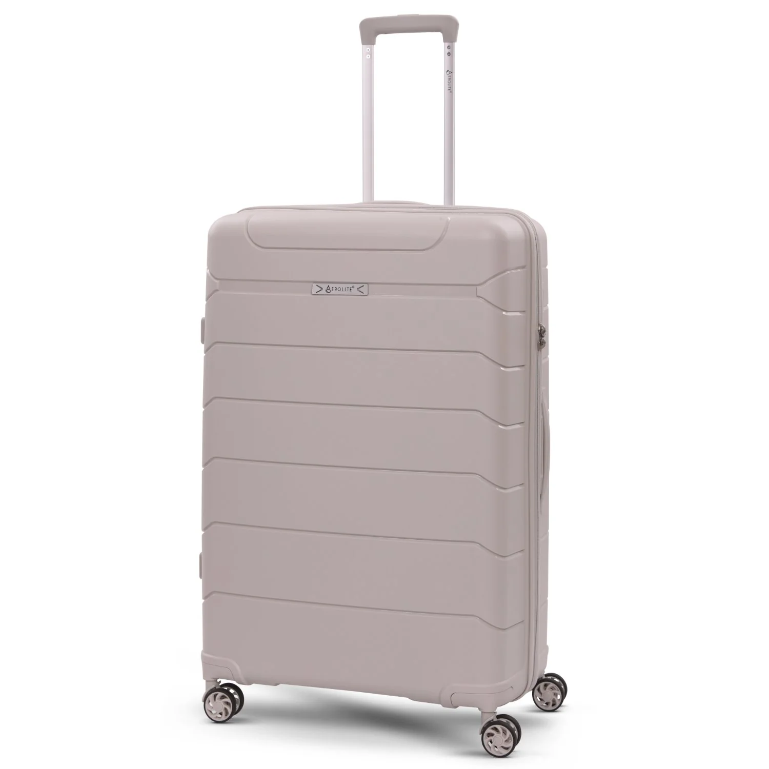 Aerolite Premium PP 3-Piece Luggage Set, Lightweight Polypropylene Hard Shell Suitcases with 4 Dual Spinner Wheels & TSA Lock, Expandable Cabin (21”), Medium (24”), Large (28”), Expandable Carry-On Case Included – Cream - Image 15