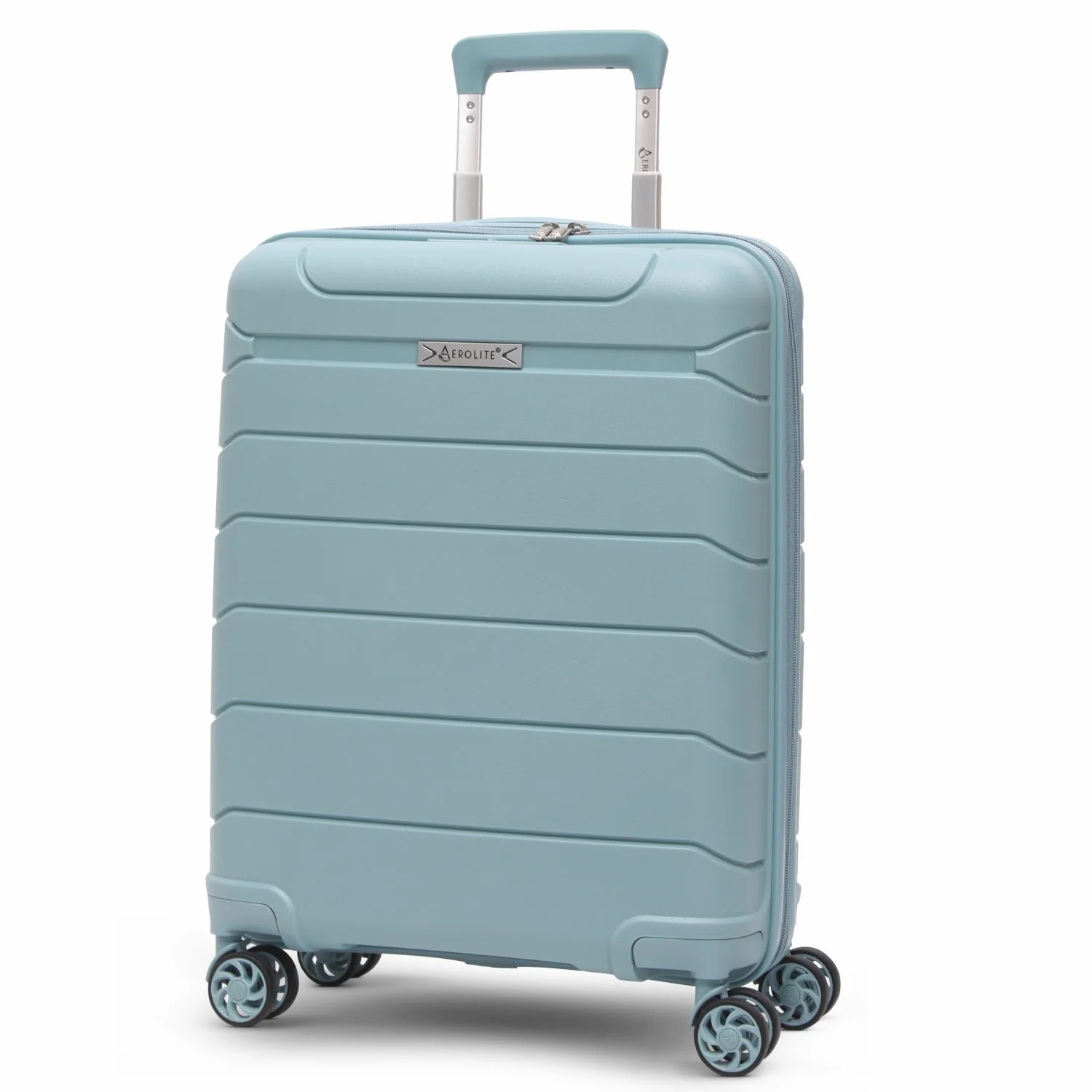 Aerolite Premium PP 3-Piece Luggage Set, Lightweight Polypropylene Hard Shell Suitcases with 4 Dual Spinner Wheels & TSA Lock, Expandable Cabin (21”), Medium (24”), Large (28”), Expandable Carry-On Case Included – Sage - Image 2