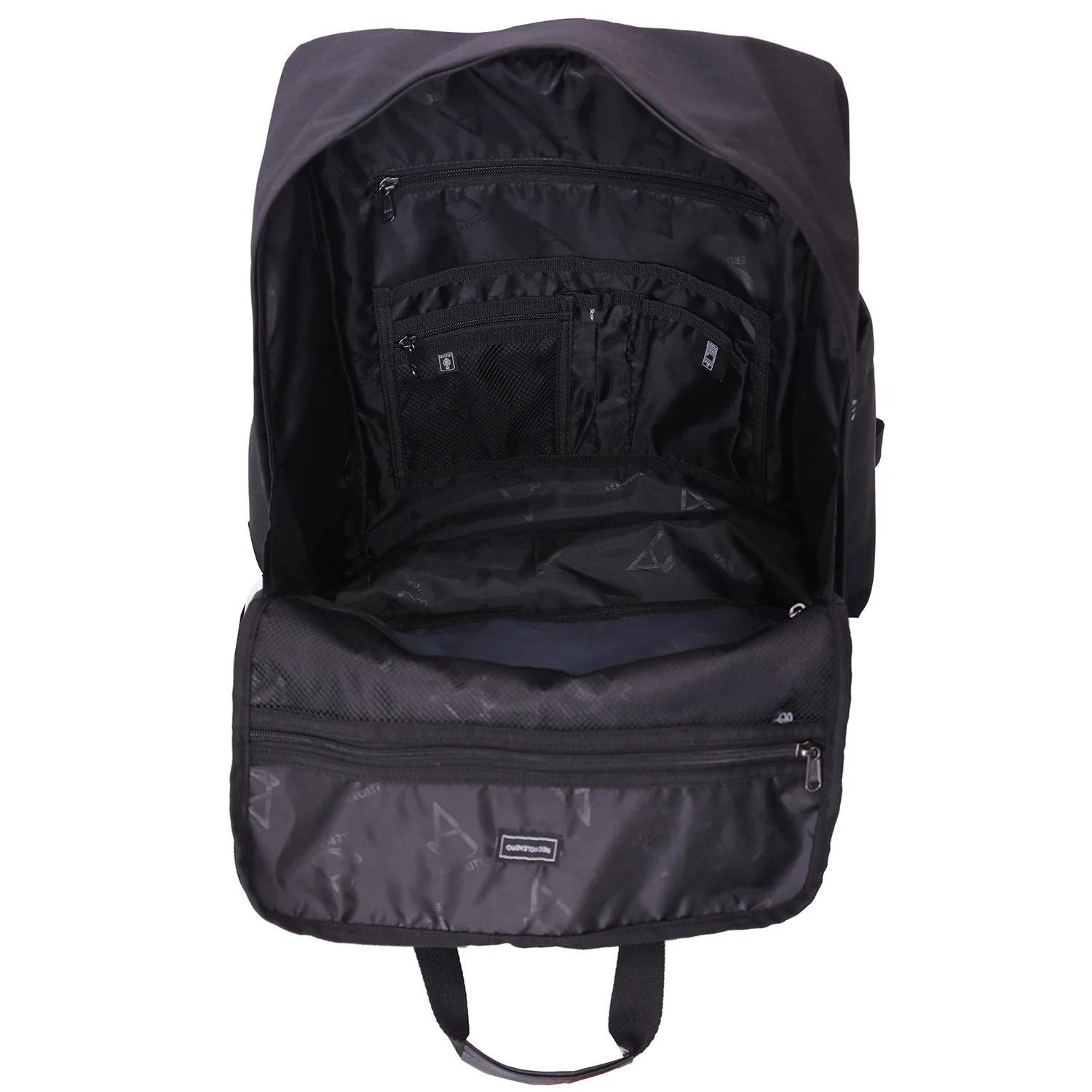 Aerolite 45x36x20 Easyjet Maximum Size Backpack With Removable Small Carry Pouch Recycled Eco-Friendly Shower-Resistant Cabin Luggage Approved Travel Carry On Flight Rucksack with 10 Year Warranty - Image 11