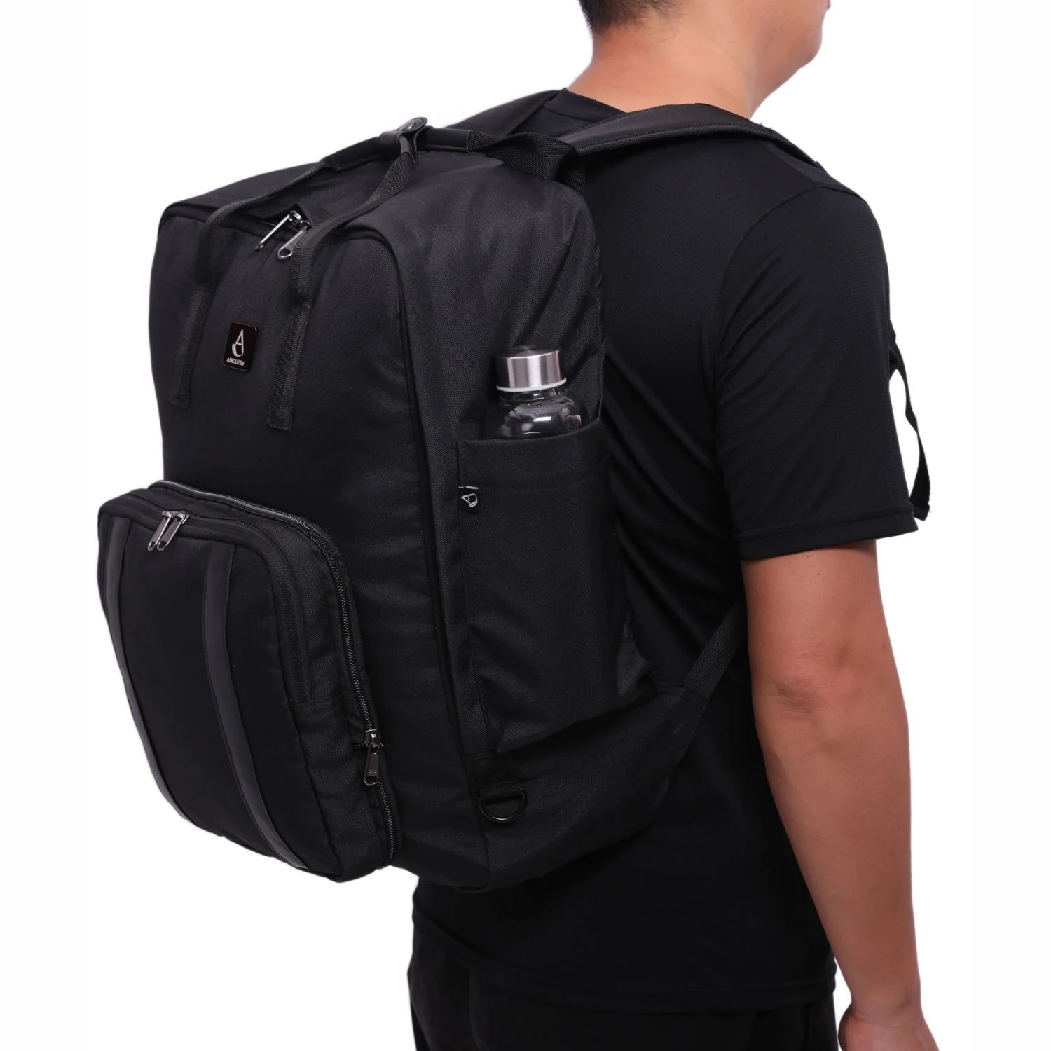 Aerolite 45x36x20 Easyjet Maximum Size Backpack With Removable Small Carry Pouch Recycled Eco-Friendly Shower-Resistant Cabin Luggage Approved Travel Carry On Flight Rucksack with 10 Year Warranty - Image 20