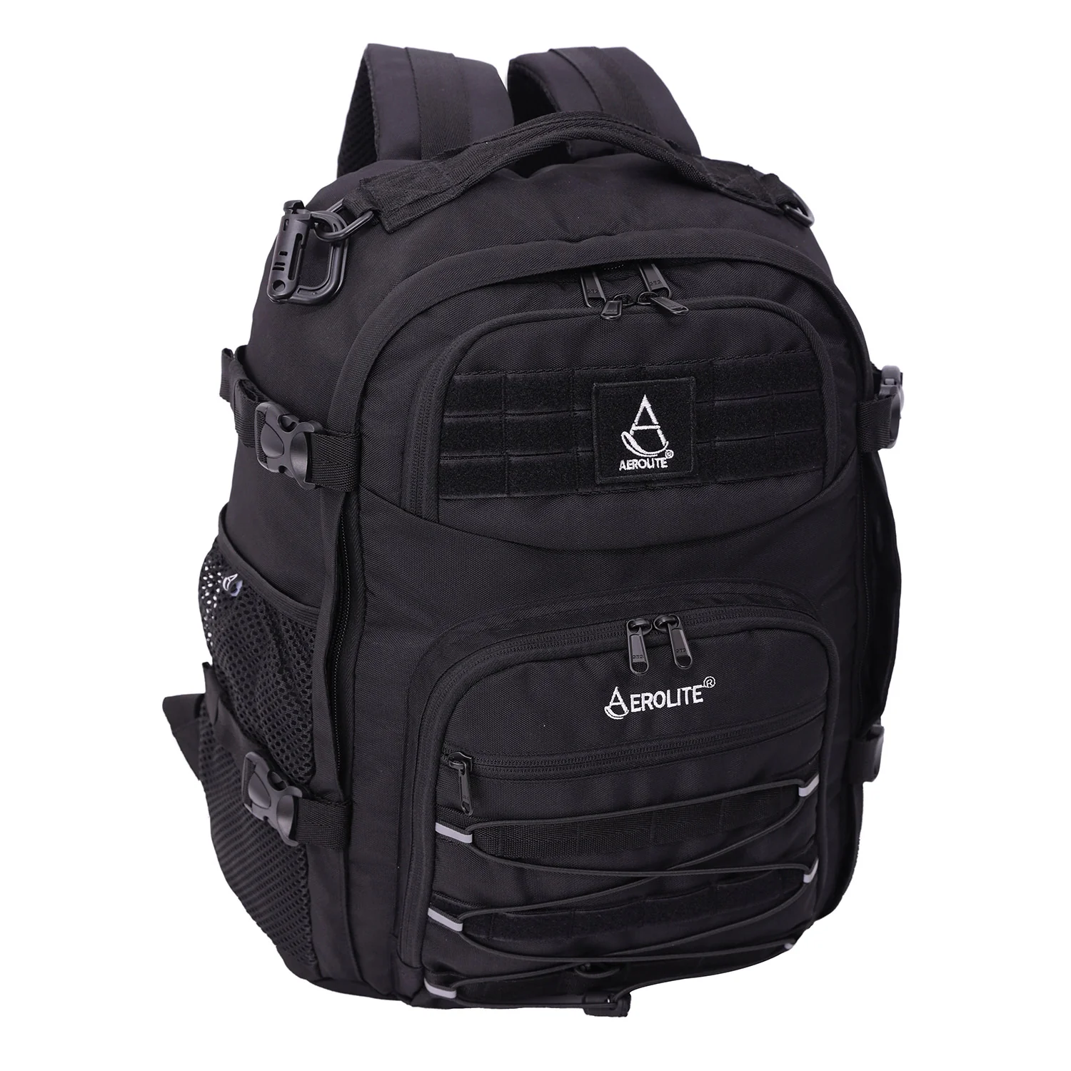 Aerolite 45x36x20 Easyjet Maximum Size Backpack With Removable Small Carry Pouch Recycled Eco-Friendly Shower-Resistant Cabin Luggage Approved Travel Carry On Flight Rucksack with 10 Year Warranty - Image 11