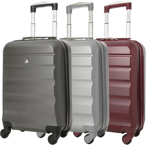 Aerolite (55x35x20cm) Lightweight Hard Shell Cabin Hand Luggage (x3 Set) - Image 6