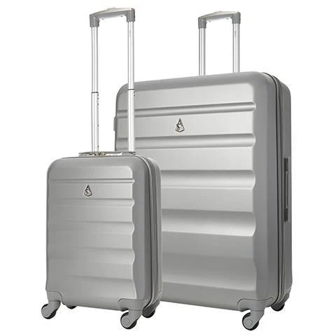Aerolite Lightweight Hard Shell Suitcase Luggage Set (Cabin + Large, Charcoal) - Image 5