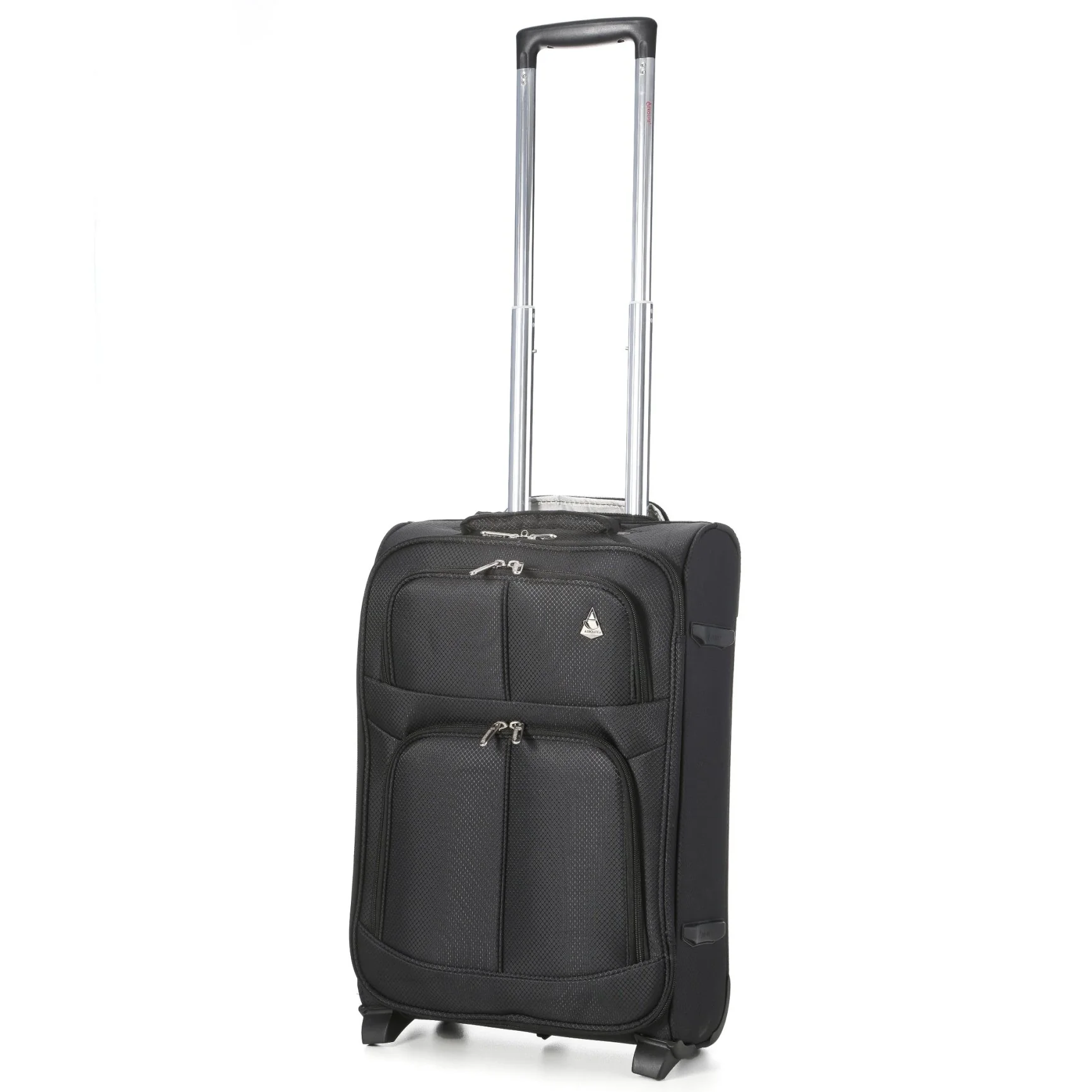 Aerolite (55x35x20cm) Lightweight Cabin Hand Luggage (x2 Set) | 2 Wheels - Image 2