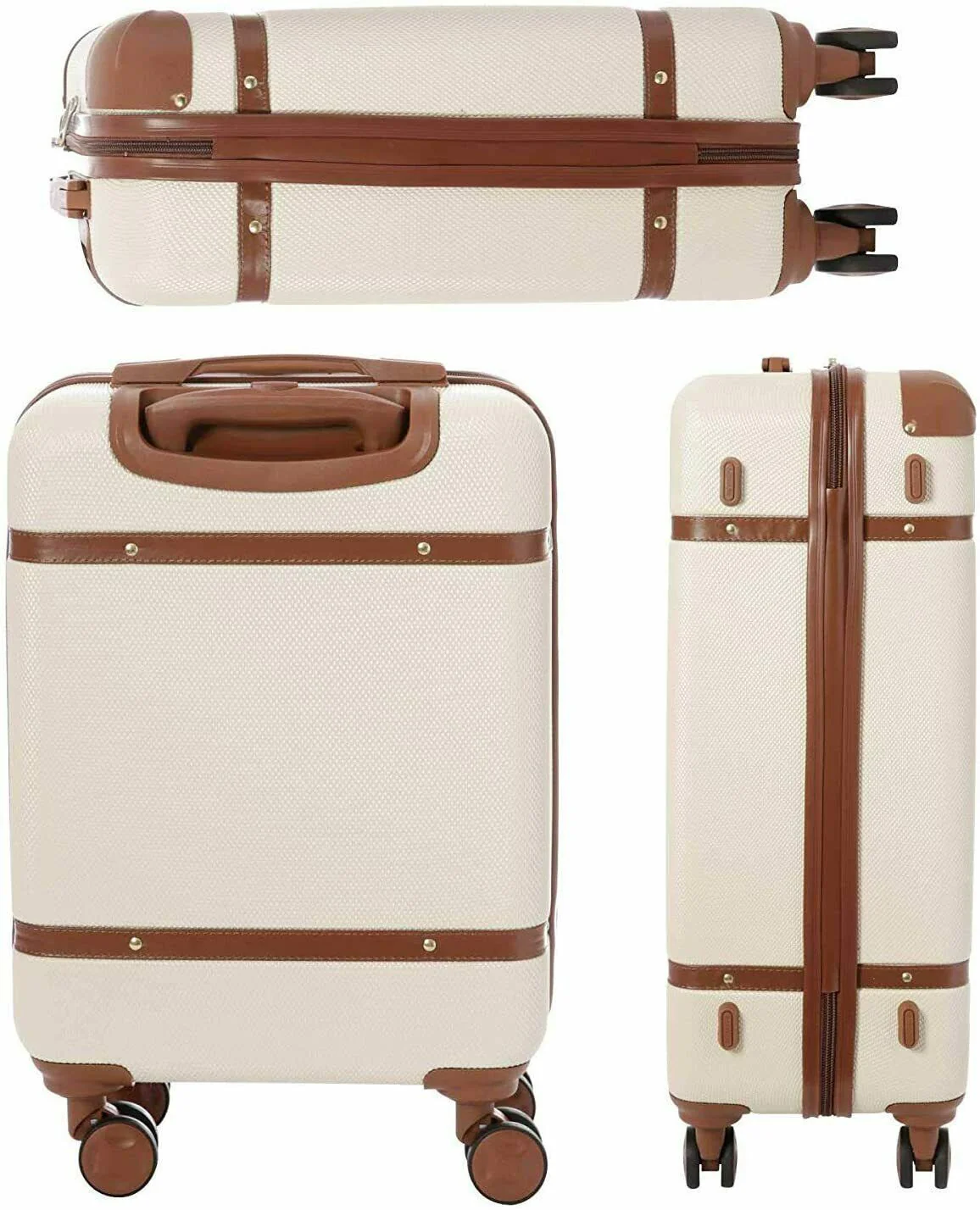 Aerolite Vintage Classic (55x35x20cm) Lightweight Hard Shell Cabin Hand Luggage, Approved For Ryanair, easyJet, British Airways, Delta, Lufthansa, Norwegian, Jet2, Virgin Atlantic and many more! - Image 10