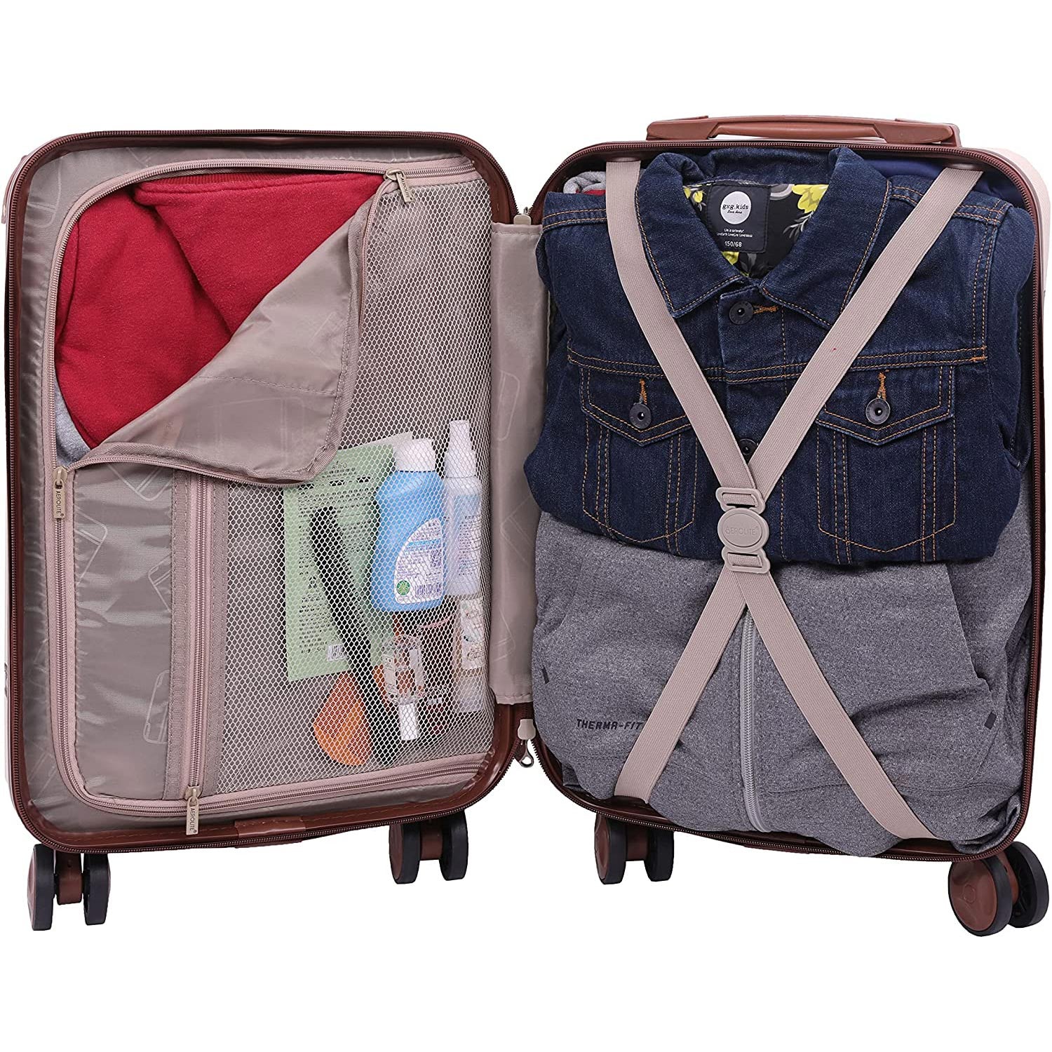Aerolite Vintage Classic (55x35x20cm) Lightweight Hard Shell Cabin Hand Luggage, Approved For Ryanair, easyJet, British Airways, Delta, Lufthansa, Norwegian, Jet2, Virgin Atlantic and many more! - Image 16