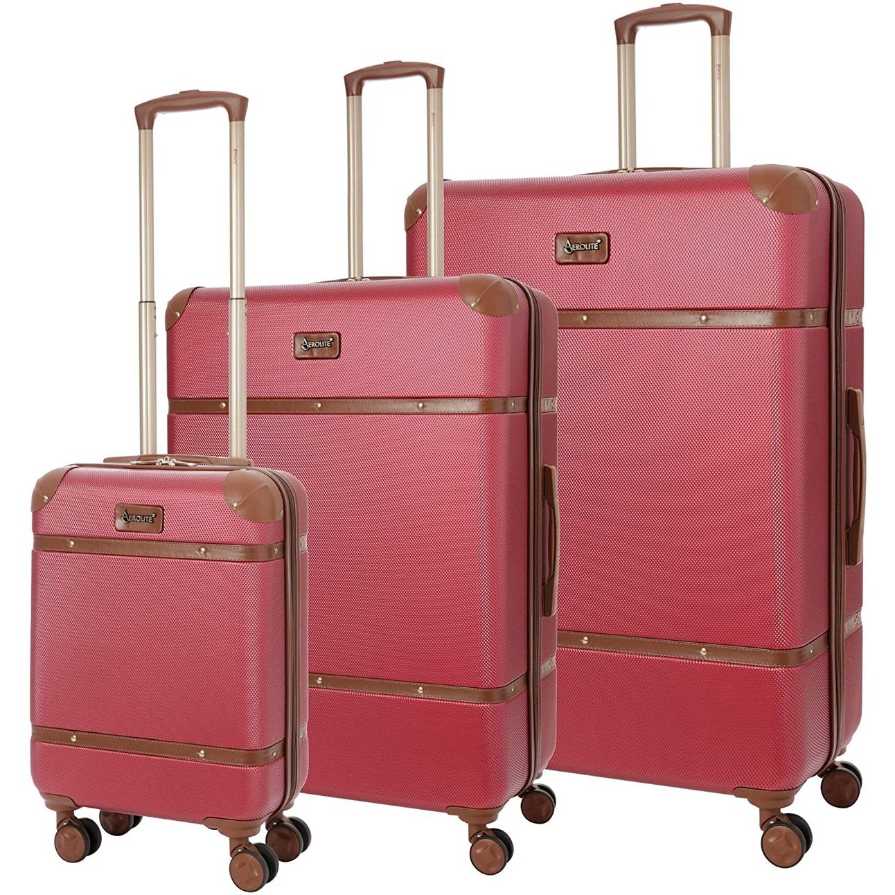 Aerolite Vintage Classic (55x35x20cm) Lightweight Hard Shell Cabin Hand Luggage, Approved For Ryanair, easyJet, British Airways, Delta, Lufthansa, Norwegian, Jet2, Virgin Atlantic and many more! - Image 26