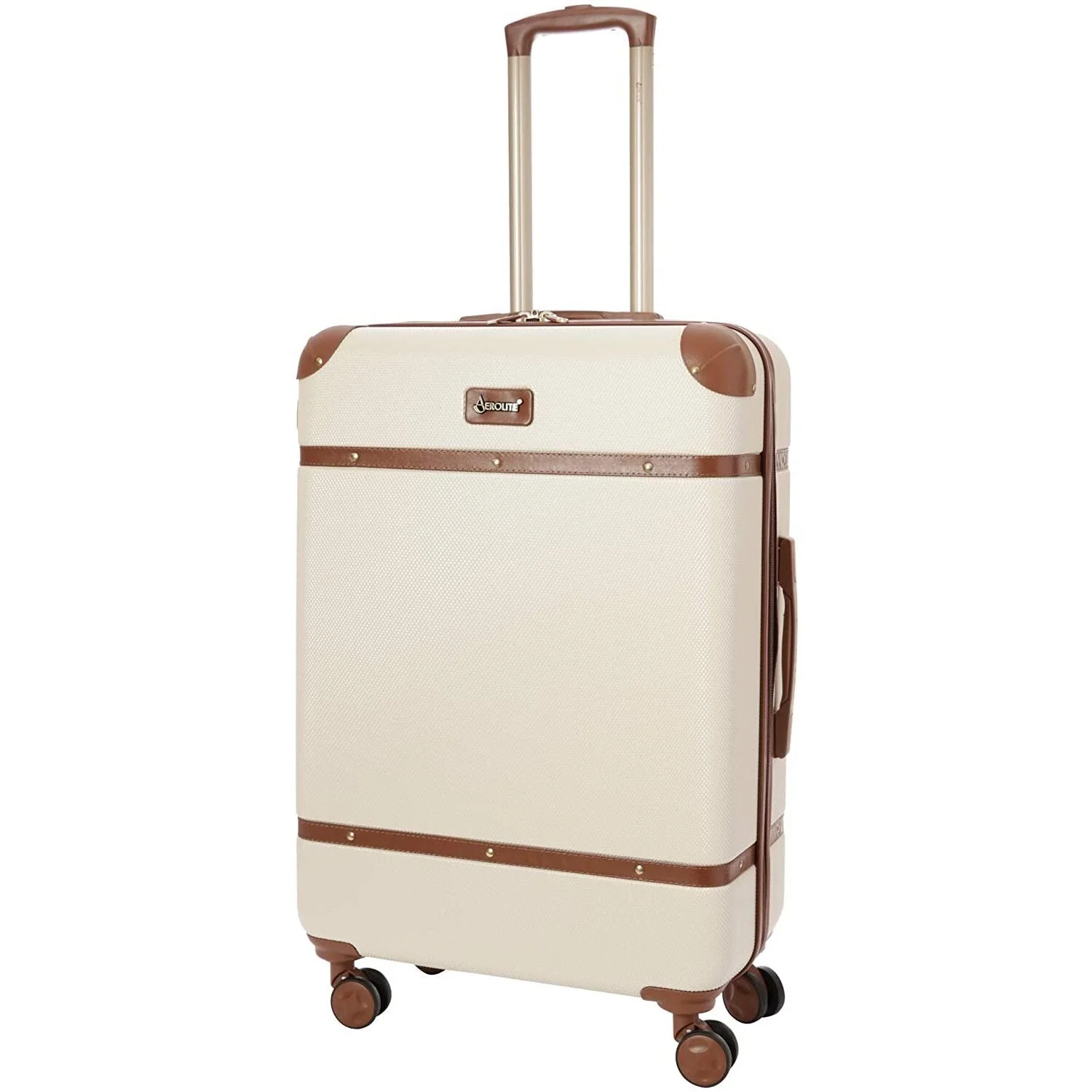 Aerolite Vintage Classic (55x35x20cm) Lightweight Hard Shell Cabin Hand Luggage, Approved For Ryanair, easyJet, British Airways, Delta, Lufthansa, Norwegian, Jet2, Virgin Atlantic and many more! - Image 3