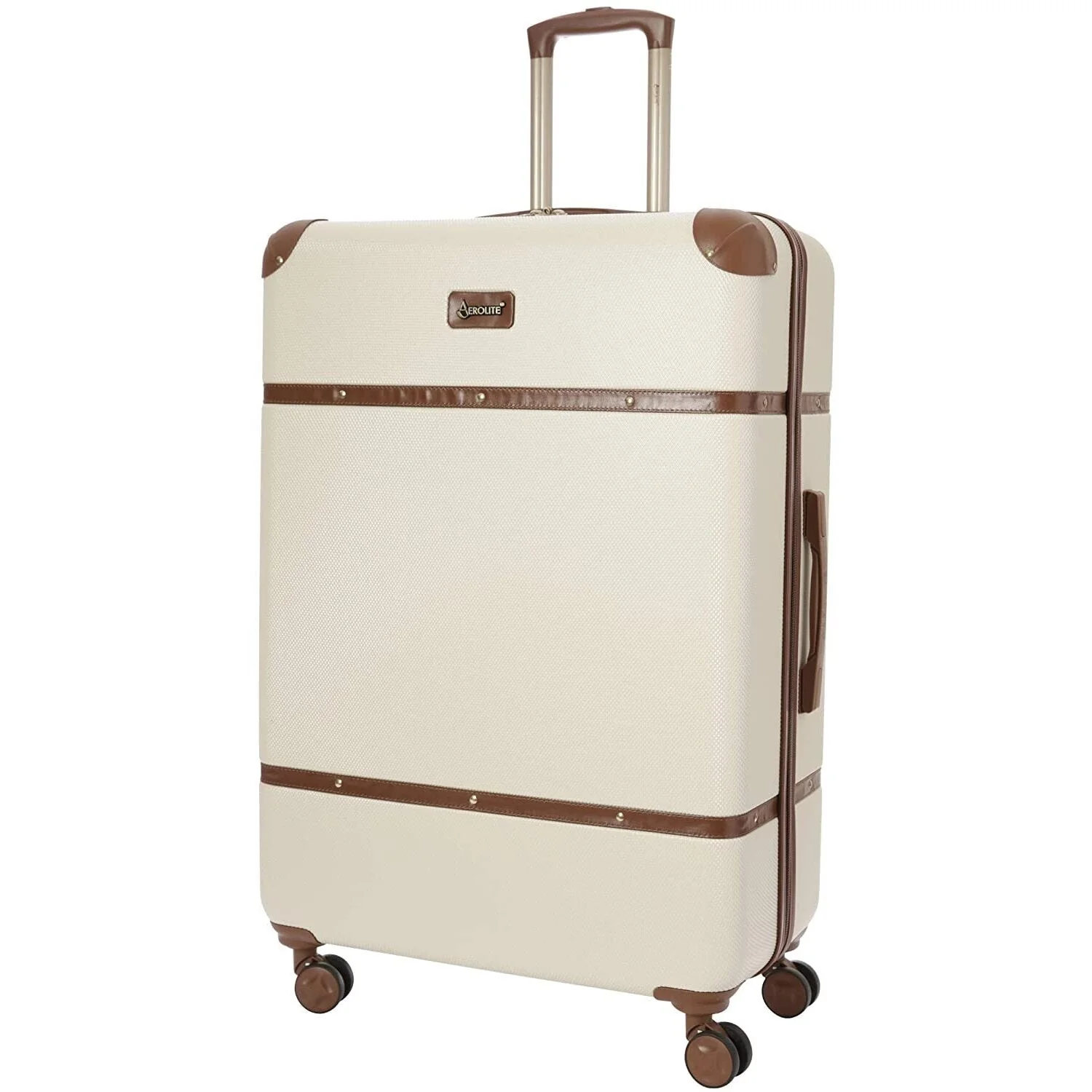 Aerolite Vintage Classic (55x35x20cm) Lightweight Hard Shell Cabin Hand Luggage, Approved For Ryanair, easyJet, British Airways, Delta, Lufthansa, Norwegian, Jet2, Virgin Atlantic and many more! - Image 5