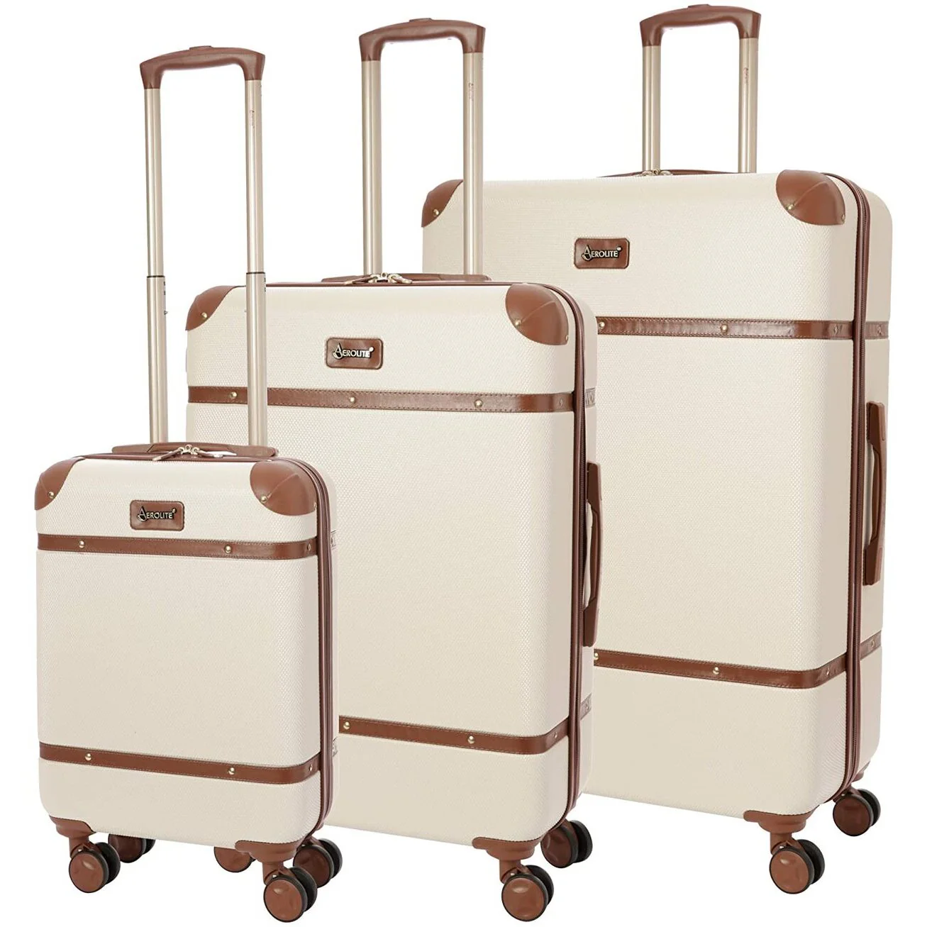 Aerolite Vintage Classic (55x35x20cm) Lightweight Hard Shell Cabin Hand Luggage, Approved For Ryanair, easyJet, British Airways, Delta, Lufthansa, Norwegian, Jet2, Virgin Atlantic and many more! - Image 7