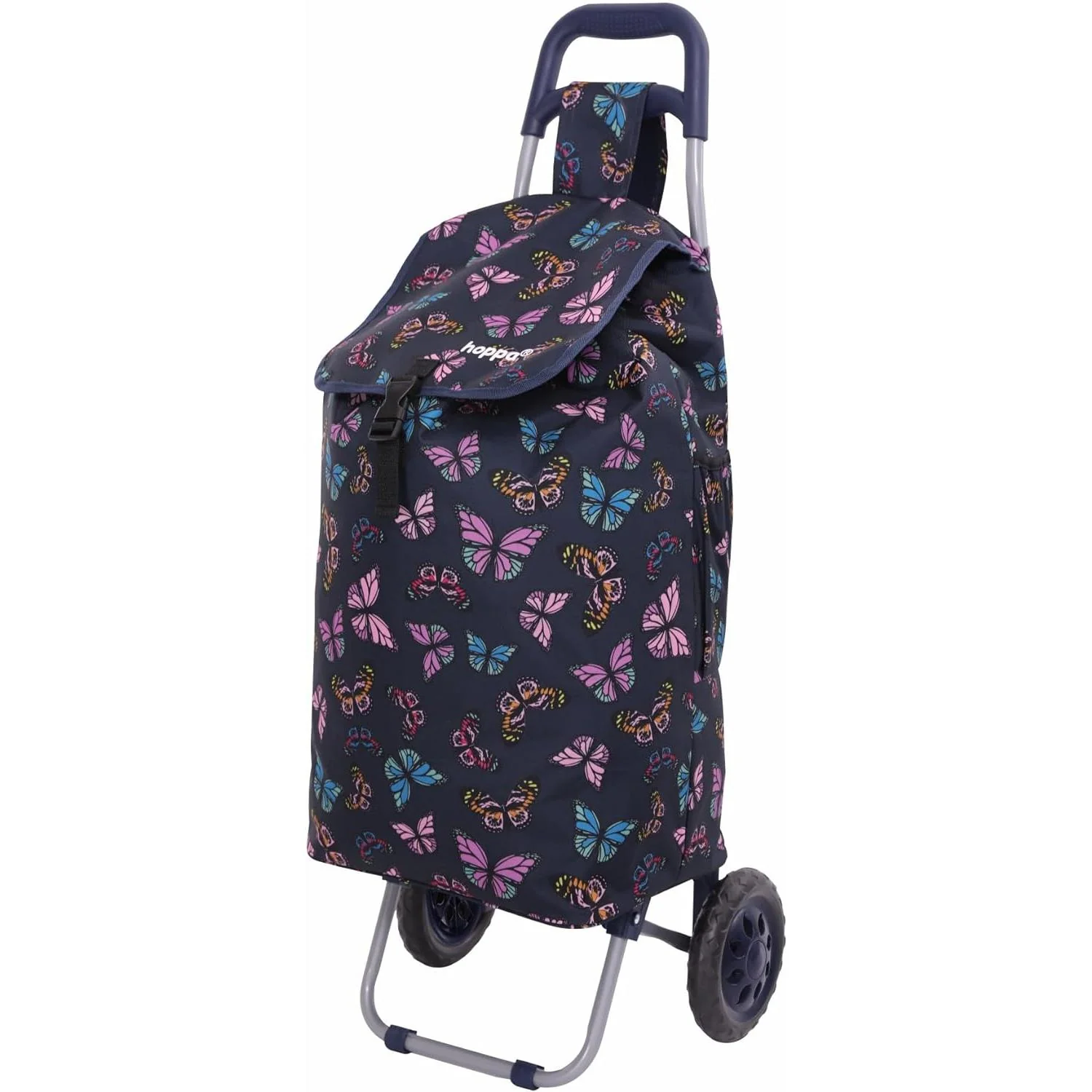 Hoppa 57Ltr Lightweight Shopping Trolley 2025 model, Hard Wearing & Foldaway Push/Pull Cart for Easy Storage With 1 Year Guarantee - Image 14