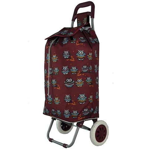 Hoppa Mini 47L (60x33x24cm) Lightweight Wheeled Shopping Trolley - Image 11