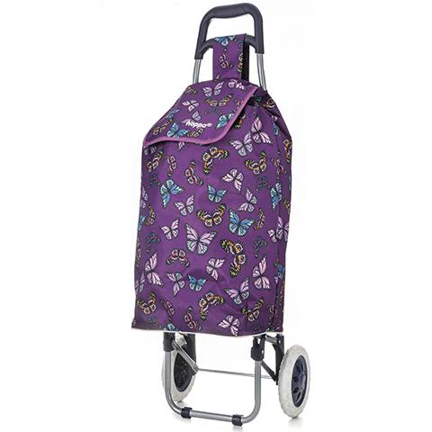 Hoppa Mini 47L (60x33x24cm) Lightweight Wheeled Shopping Trolley - Image 12
