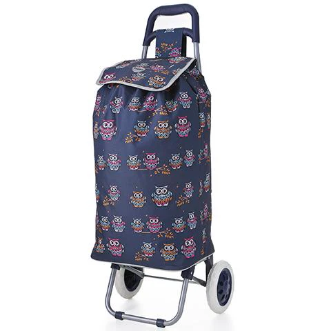 Hoppa Mini 47L (60x33x24cm) Lightweight Wheeled Shopping Trolley - Image 6