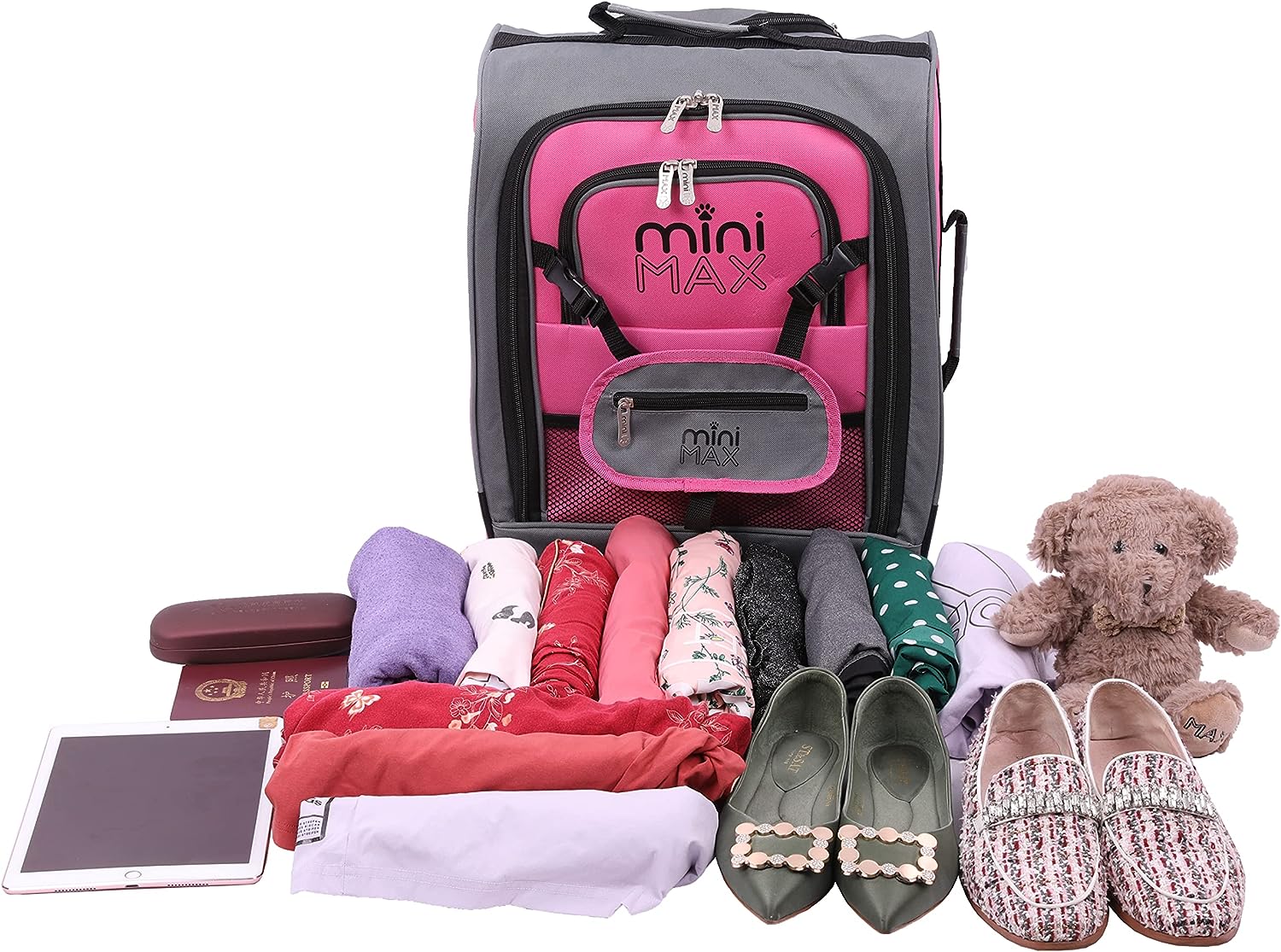 Aerolite MiniMAX (45x36x20cm) Easyjet Maximum Cabin Trolley/Carry On Suitcase with Backpack and Pouch, Pack The Max, 2 Years Warranty - Image 14