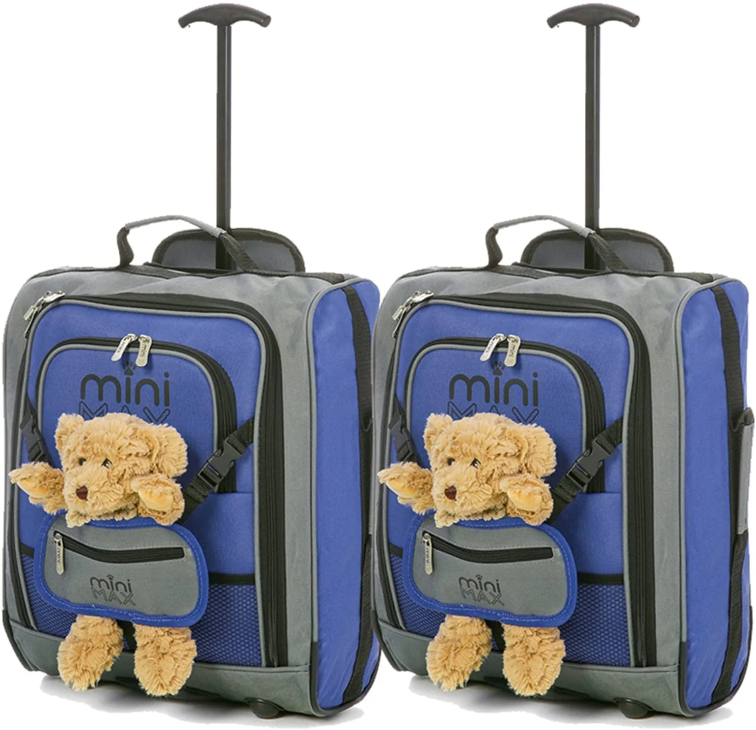 MiniMAX (45x35x20cm) Childrens Luggage Carry On Suitcase with Backpack and Pouch with 2-Years of Warranty - Image 4