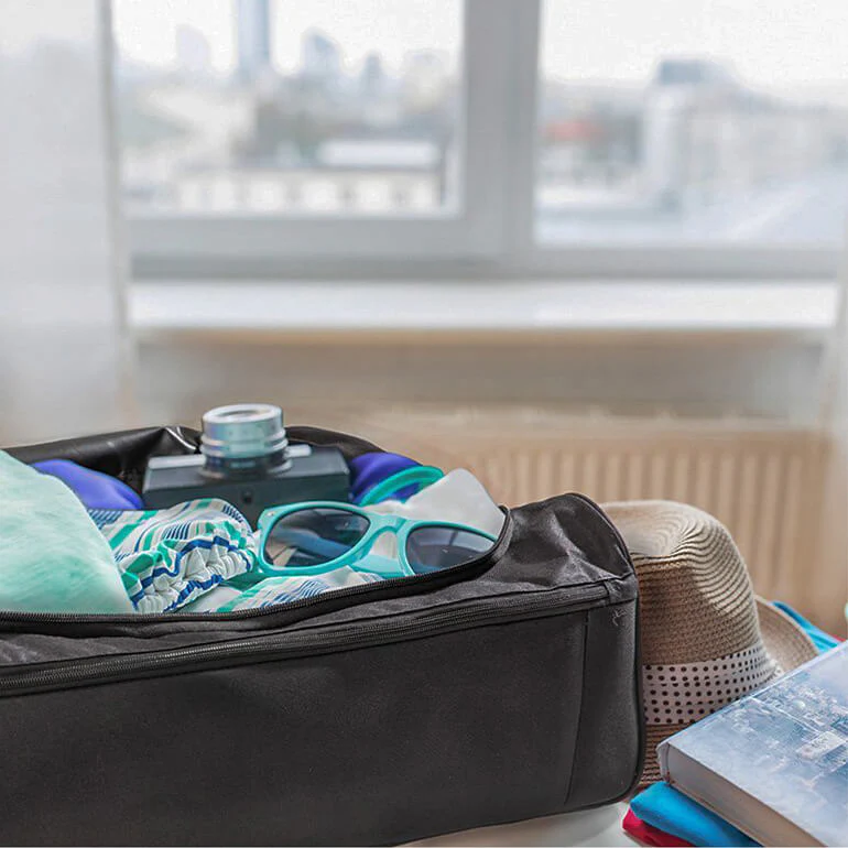 5 Cities (55x40x20cm) Lightweight Cabin Hand Luggage and (35x20x20cm) Holdall Flight Bag (x4 Set) - Image 9