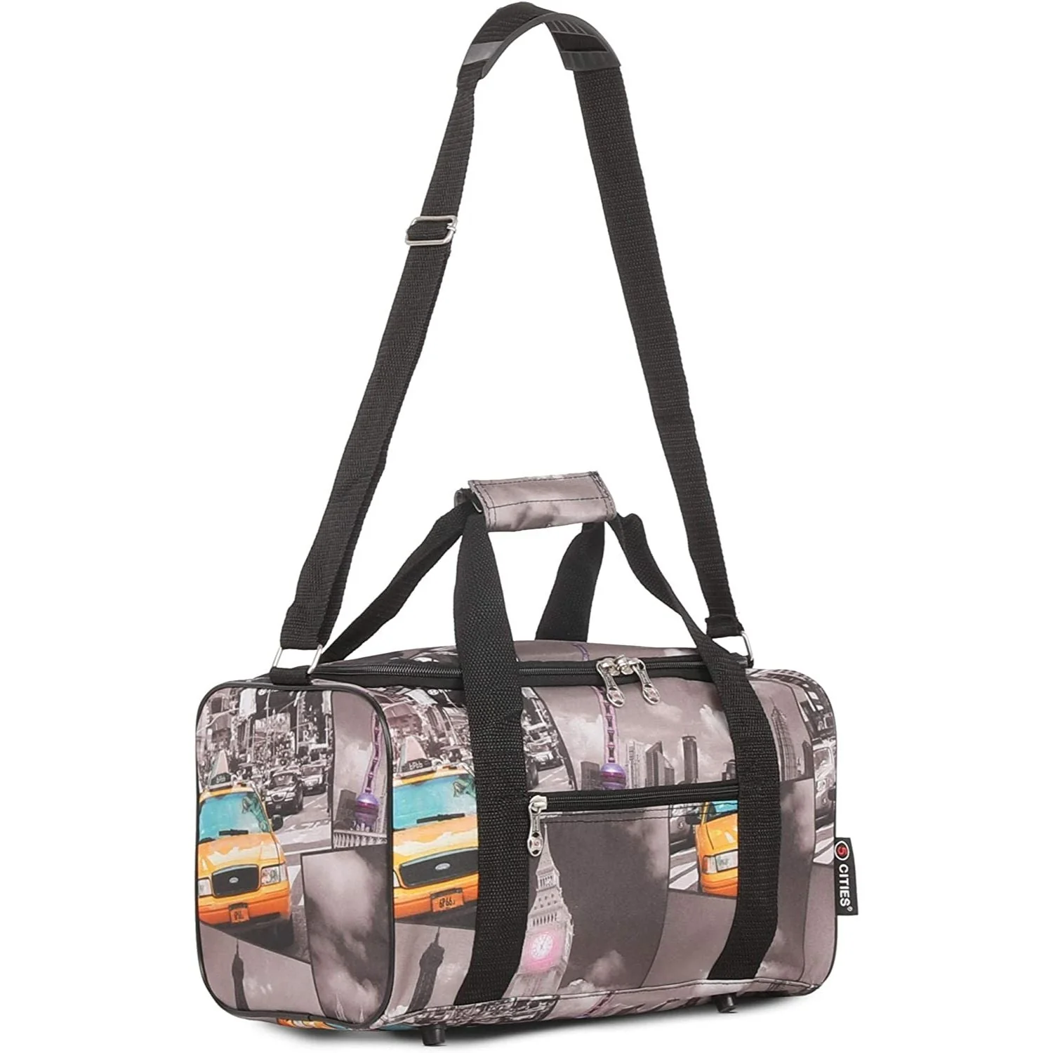 5 Cities Ryanair Luggage Bundle (55x35x20cm) Lightweight Cabin 2 Wheel Trolley and (40x20x25cm) Holdall Flight Bag, 2 Years Warranty - Image 36