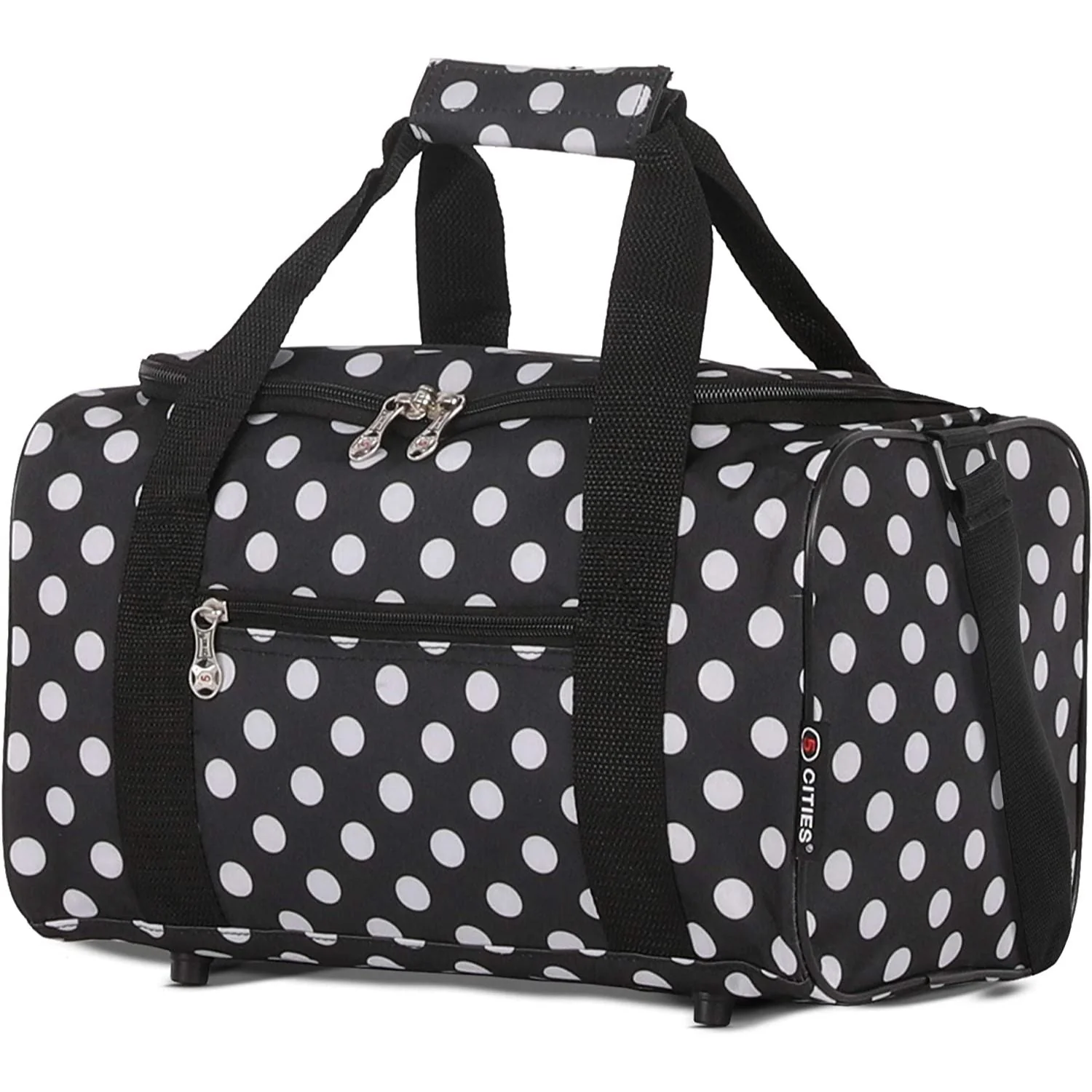 5 Cities Ryanair Luggage Bundle (55x35x20cm) Lightweight Cabin 2 Wheel Trolley and (40x20x25cm) Holdall Flight Bag, 2 Years Warranty - Image 39