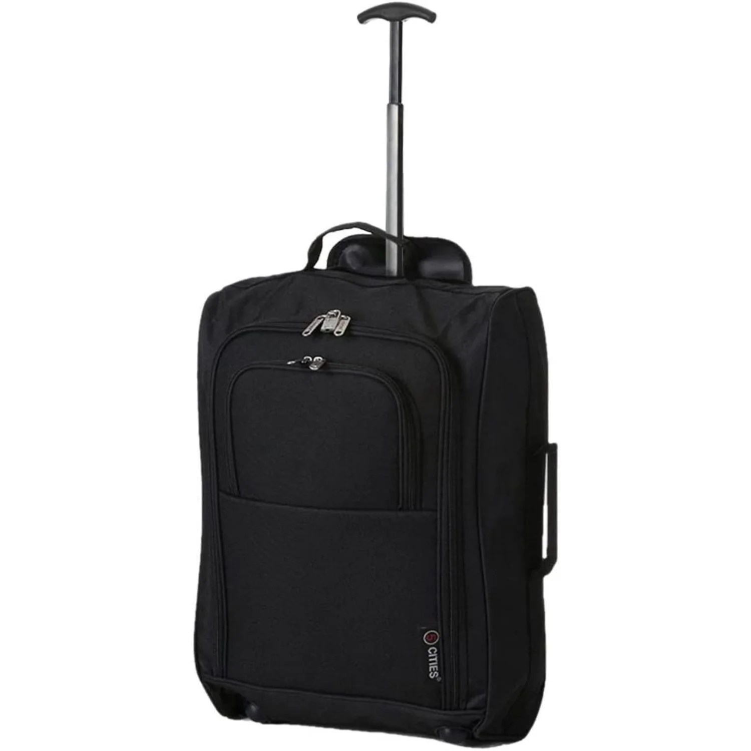 5 Cities Ryanair Luggage Bundle (55x35x20cm) Lightweight Cabin 2 Wheel Trolley and (40x20x25cm) Holdall Flight Bag, 2 Years Warranty - Image 8