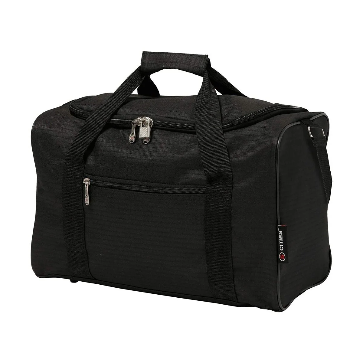 5 Cities Ryanair Luggage Bundle (55x35x20cm) Lightweight Cabin 2 Wheel Trolley and (40x20x25cm) Holdall Flight Bag, 2 Years Warranty - Image 9