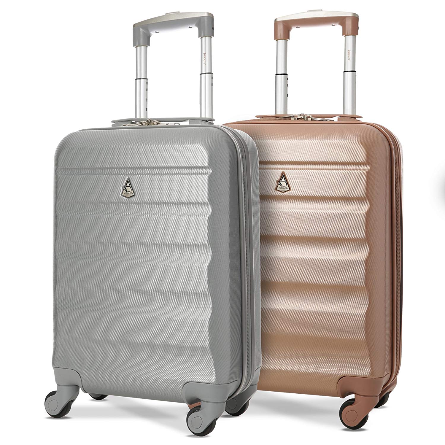 Aerolite (55x35x20cm) Lightweight Hard Shell Cabin Hand Luggage (x2 Set) - Image 10