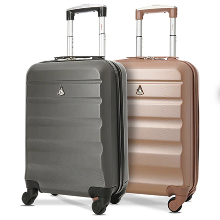 Aerolite (55x35x20cm) Lightweight Hard Shell Cabin Hand Luggage (x2 Set) - Image 8