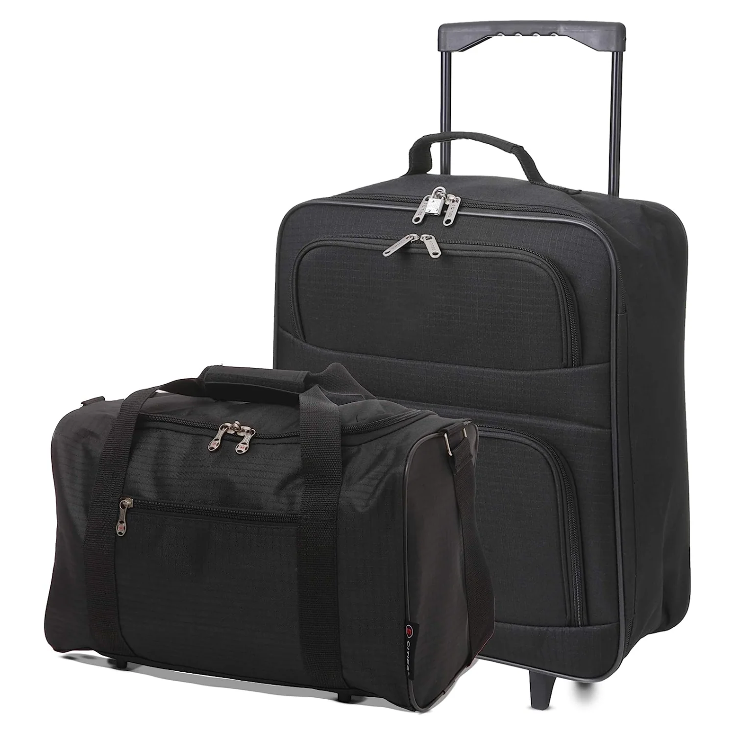 5 Cities Ryanair Priority Max (55x40x20cm) Lightweight Folding Cabin Hand Luggage Trolley, 2 Years Warranty, Black - Image 14