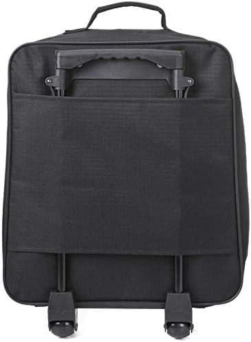 5 Cities Ryanair Priority Max (55x40x20cm) Lightweight Folding Cabin Hand Luggage Trolley, 2 Years Warranty, Black - Image 16