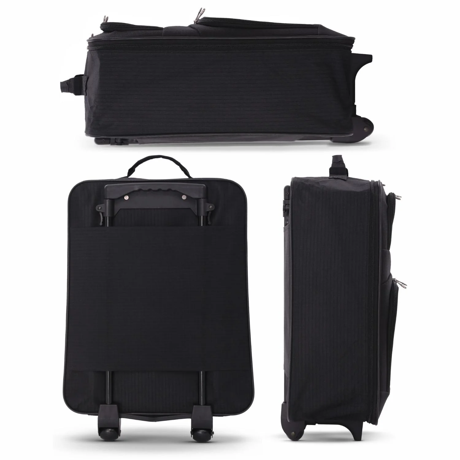 5 Cities Ryanair Priority Max (55x40x20cm) Lightweight Folding Cabin Hand Luggage Trolley, 2 Years Warranty, Black - Image 5